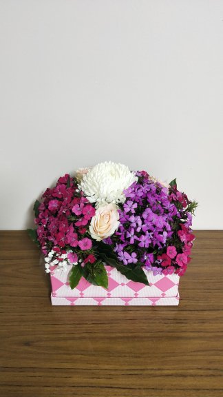 Our Floral Box arrangement makes an ideal gift for any occasion.