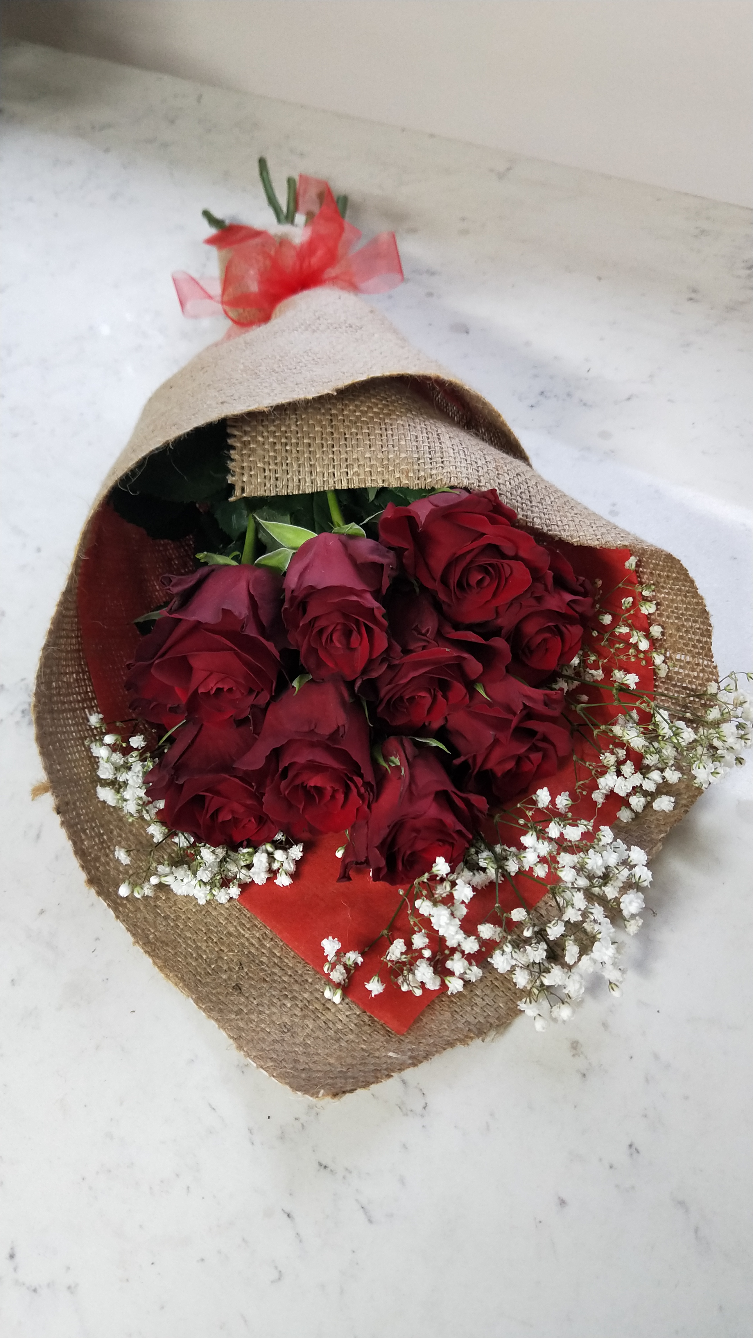 Red Roses bouquet makes a perfect gift for all loved ones.