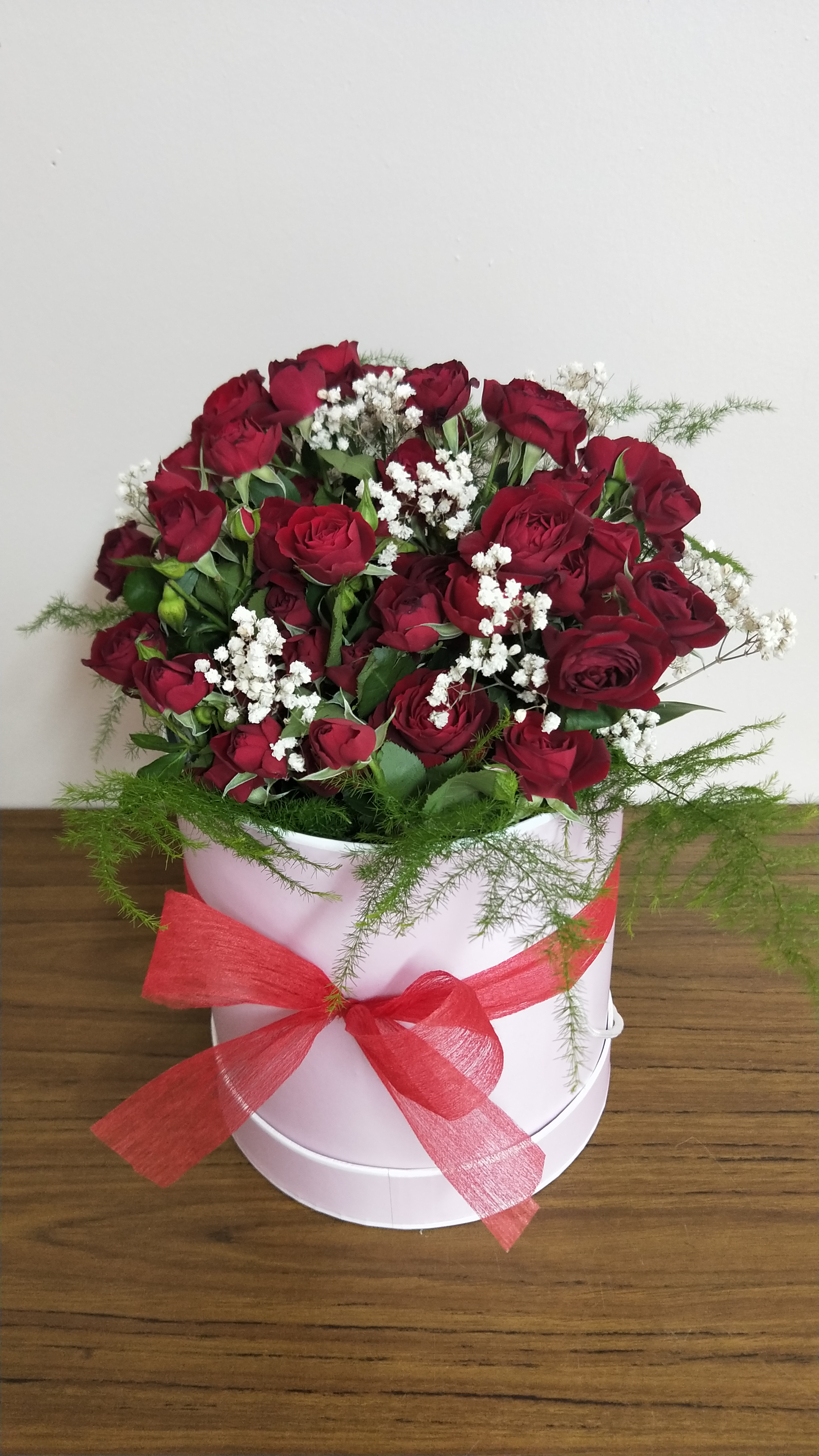 The Rose Box arrangement makes an excellent for any occasion.